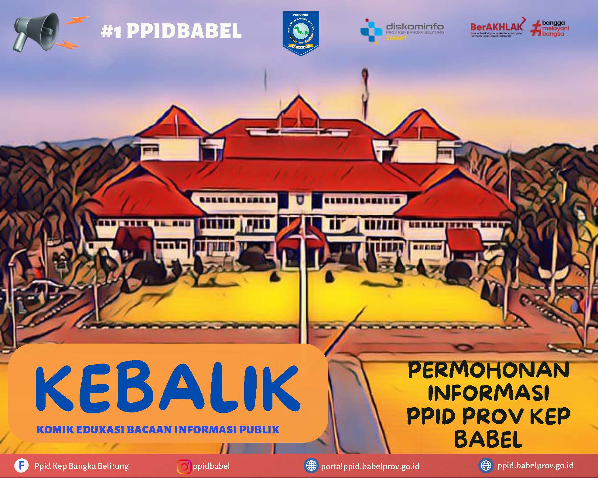 KEBALIK KOMIK EDUKASI BACAAN INFORMASI PUBLIK