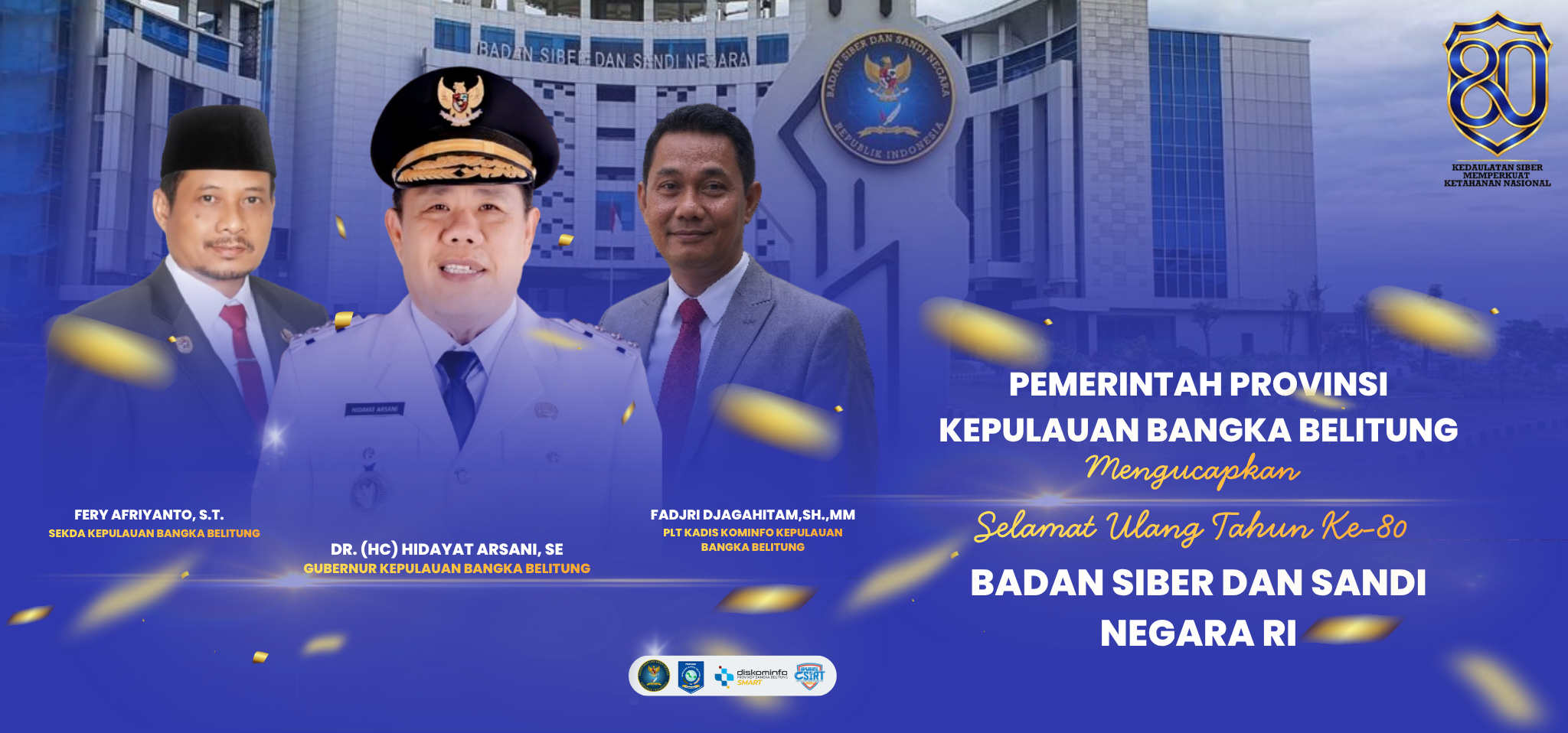 Selamat Hari Ulang  Tahun Ke-80 Persandian Tahun 2026