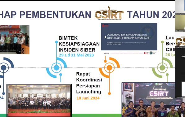 Dinas Komunikasi dan Informatika Kepulauan Bangka Belitung Gelar Sharing Session Persiapan Pembentukan Tim CSIRT Kabupaten dan Kota