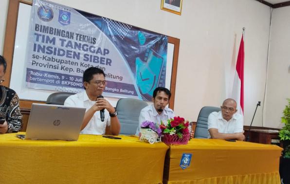 Tingkatkan Kompetensi Penanganan Insiden Siber BSSN Memberikan Bimbingan Teknis TTIS Bangka Belitung 