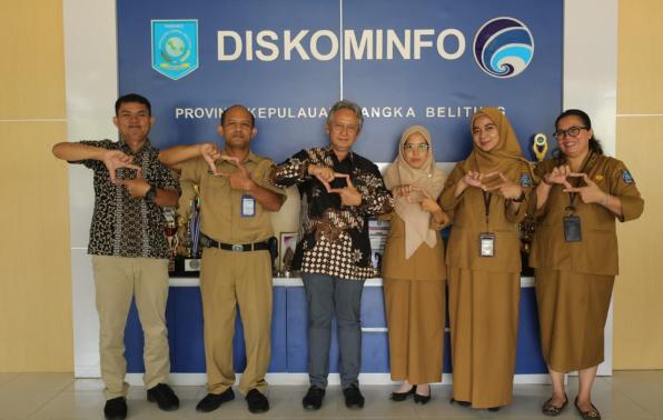 Diskominfo Babel Jadi Rujukan DPRD Bangka Tengah dalam Optimalisasi Diseminasi Informasi Digital