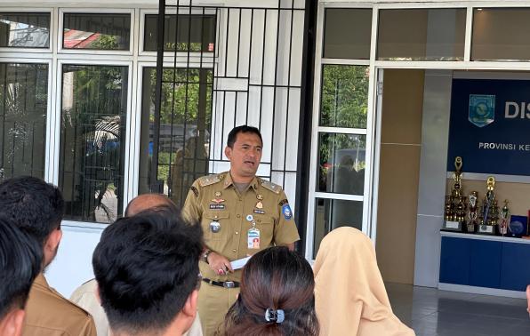 Pimpin Apel Pagi, Plt. Kadis Kominfo Budi Utama Bangkitkan Jiwa Korsa Pegawai