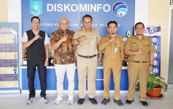 Diskominfo Babel dan Balai Monitor SFR Pangkalpinang Perkuat Koordinasi, Blank Spot Jadi Perhatian