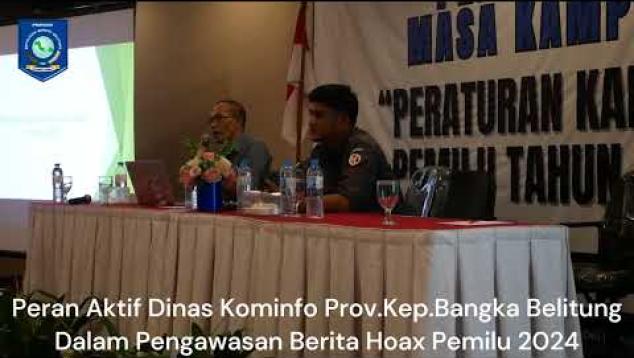 Embedded thumbnail for Peran Diskominfo Babel pada Pemilu tahun 2024